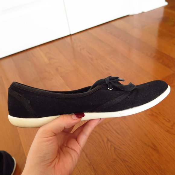 Aldo Black and White Sneakers Pointed Toe - Picture 3 of 5